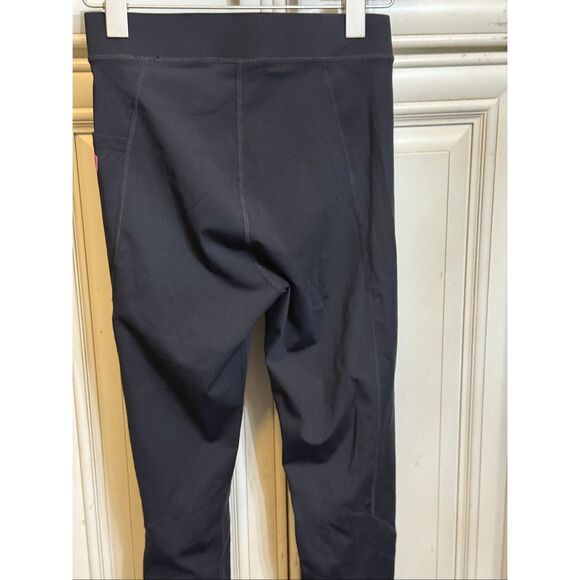P.E. Nation Women's Daze High Rise Drawstring Workout Leggings Black Small - Picture 1 of 9